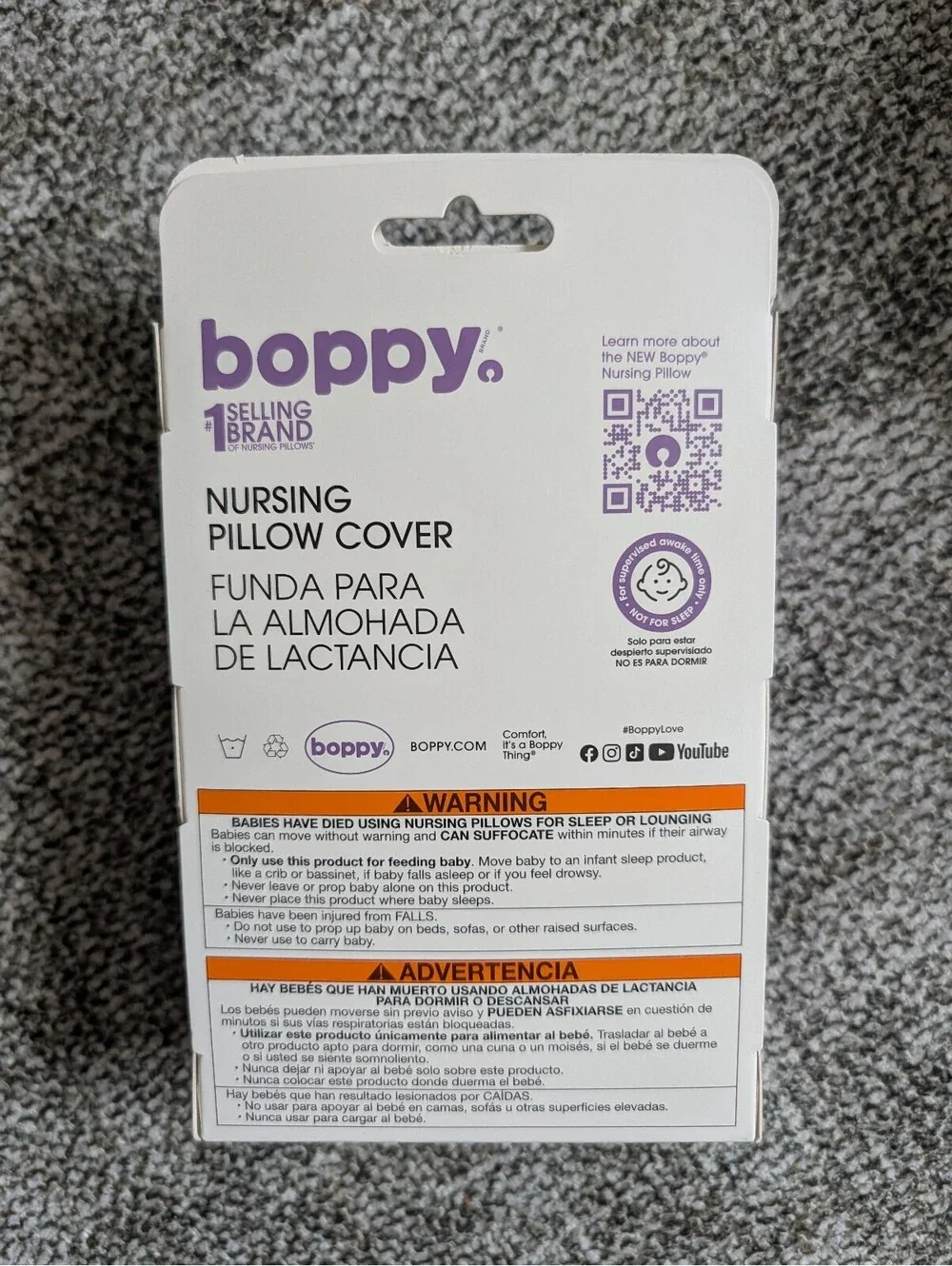 Bobby Luxe Nursing Pillow and NWT Boppy Cover